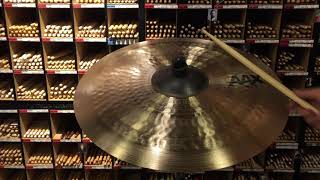 Video thumbnail for SABIAN  AAXヘヴィー ライド 22” (AAX-22HR) /  AAX HEAVY RIDE CYMBAL by Drum Shop ACT