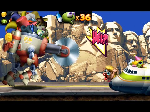 Zombie Tsunami max Level 197 - Mecha cut the planes