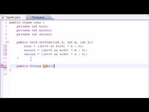 Part 36: Java Programming Tutorial - Time Class