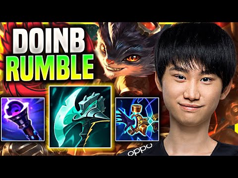 DOINB DESTROYING WITH RUMBLE! - FPX DoinB Plays Rumble Mid vs Zoe! | Season 11