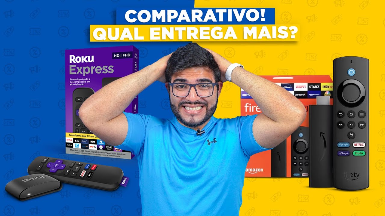 (não patrocinado) Fire TV Stick vs Roku Express! Qual o Mais completo para deixar sua TV SMART?