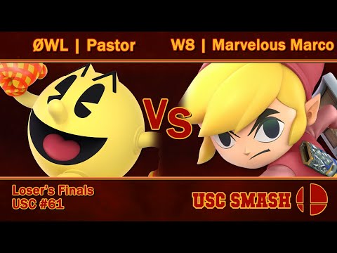 USC Smash Biweekly #61 ØWL | Pastor (Pac-Man) vs W8 | Marvelous Marco (Toon Link)