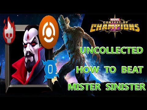 HOW TO BEAT SOLO UNCOLLECTED MISTER SINISTER X-MAN:XENOCLAST marvel contest of champion