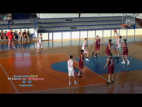 KOŠARKA JUNIORI: KK Radnički 1950 – KK Sloga Elite 80:60 DRUGO POLUVREME; Trstenik SRB, 2. okt 2022.