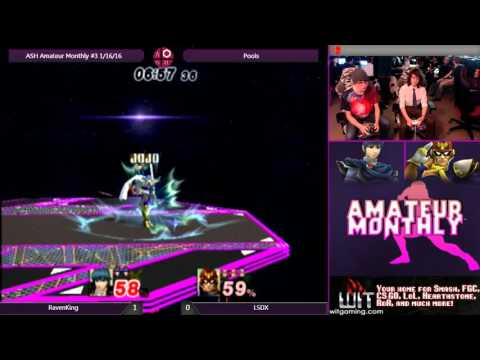 RavenKing (Marth) vs LSD (Falcon) - ASH Amateur Monthly #3 PM Pools