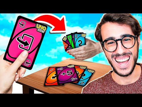 USO LE NUOVE CARTE IMPOSSIBILI CONTRO I MIEI AMICI! - UNO FLIP