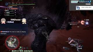 配信バウンティ→導きの地：瘴気地帯レベル上げ【MHWアイスボーン】