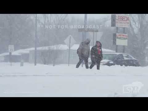 01-28-2023 Waterloo, IA - Winter storm crashes, plows and traffic