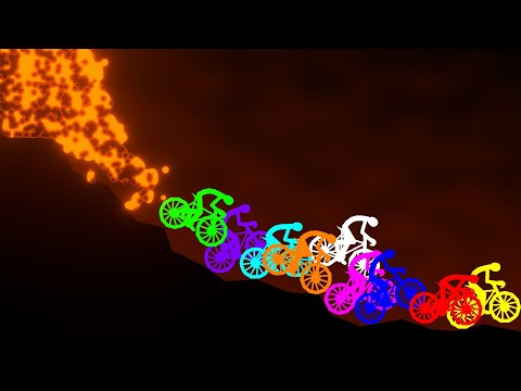 Escape from the Lava #4 - Survival Bicycle Race