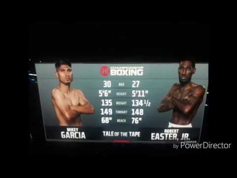 Mikey Garcia vs Robert Easter Jr highlights through around 6