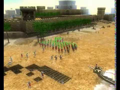 Stronghold 2 Crusader battle of jaffa Lionheart vs saladin 1192