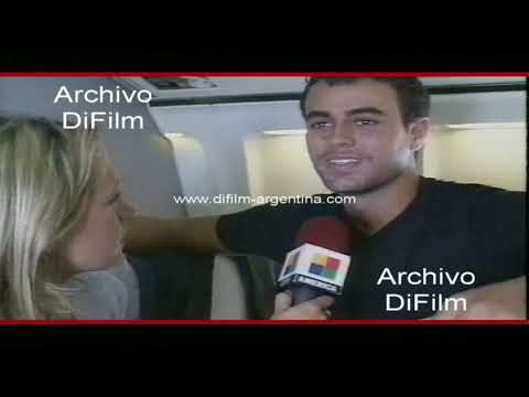 Enrique Iglesias en Argentina para dar un show en el pais 1998