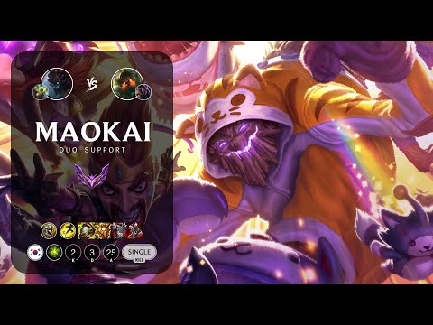 Maokai Support vs Nautilus - KR Master Patch 13.8