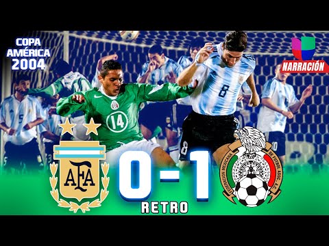 La ÚLTIMA vez que MÉXICO le ganó a ARGENTINA - Copa América 2004 - Fase de grupos
