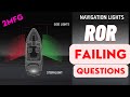 ROR FAILING QUESTIONS MMD SURVEYOR ROR TRICKY QUESTIONS 2MFG ORAL ROR QUESTIONS