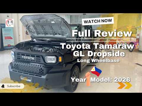 Thumbnail for Toyota Tamaraw Dropside || Year model 2026 || Full review || Impressions || @ridewithryanchannel by Toyota, Car