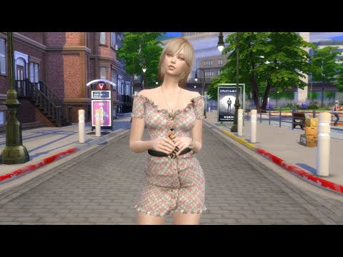 sims 4 custom sim download woman Vasilka Atanasova by Bonita100 Game Video Preview