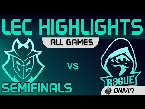 G2 vs RGE Highlights ALL GAMES Semifinals LEC Summer Playoffs 2020 G2 Esports vs Rogue by Onivia