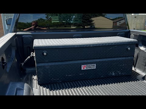 Mounting tool box with NO DRILL method!!