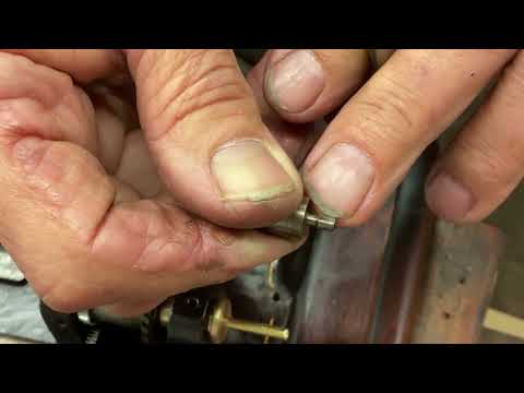 1443.  Removing a stuck governor drive gear from an Edison Opera. ￼