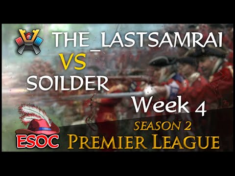 [AoE3] (SKG) The_LastSamurai vs (NWC) SoldieR — Week 4 — ESOC Premier League Season 2
