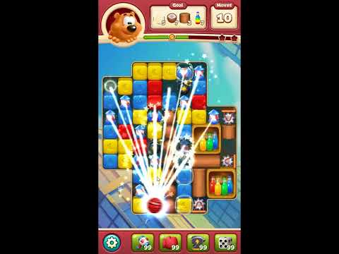 Toon Blast Level 7614 - NO BOOSTERS 🐻🐺🐱 | SKILLGAMING ✔️