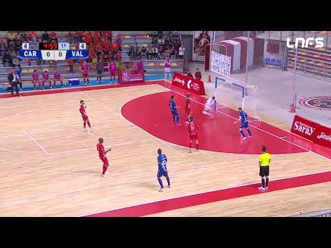 Gol Dani Santos (0-1) Jimbee Cartagena - Viña Albali Valdepeñas. J20, 1Div. LNFS