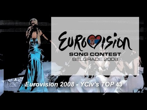 Eurovision Song Contest 2008 - YCiv's TOP 43 [based on YCivometer-Rankings]