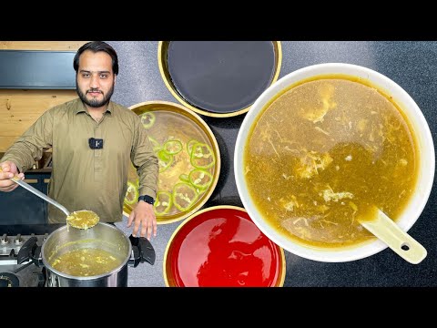 Street Style Chicken Yakhni Soup Recipe - Chicken Soup Road side
