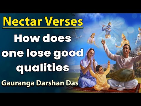 How does one lose good qualities | Nectar Verses SB  3.31.33 | Gauranga Darshan Das | Hare Krsna TV