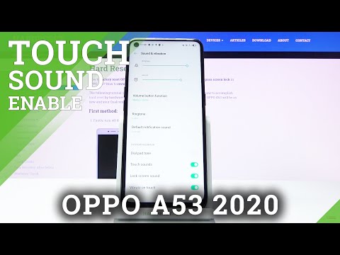 How to Enable Touch Sounds in OPPO A53 2020 – Turn On Touch Sounds