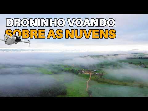 Jacutinga MG Sumiu! Voei por cima das NUVENS às 6h da manhã