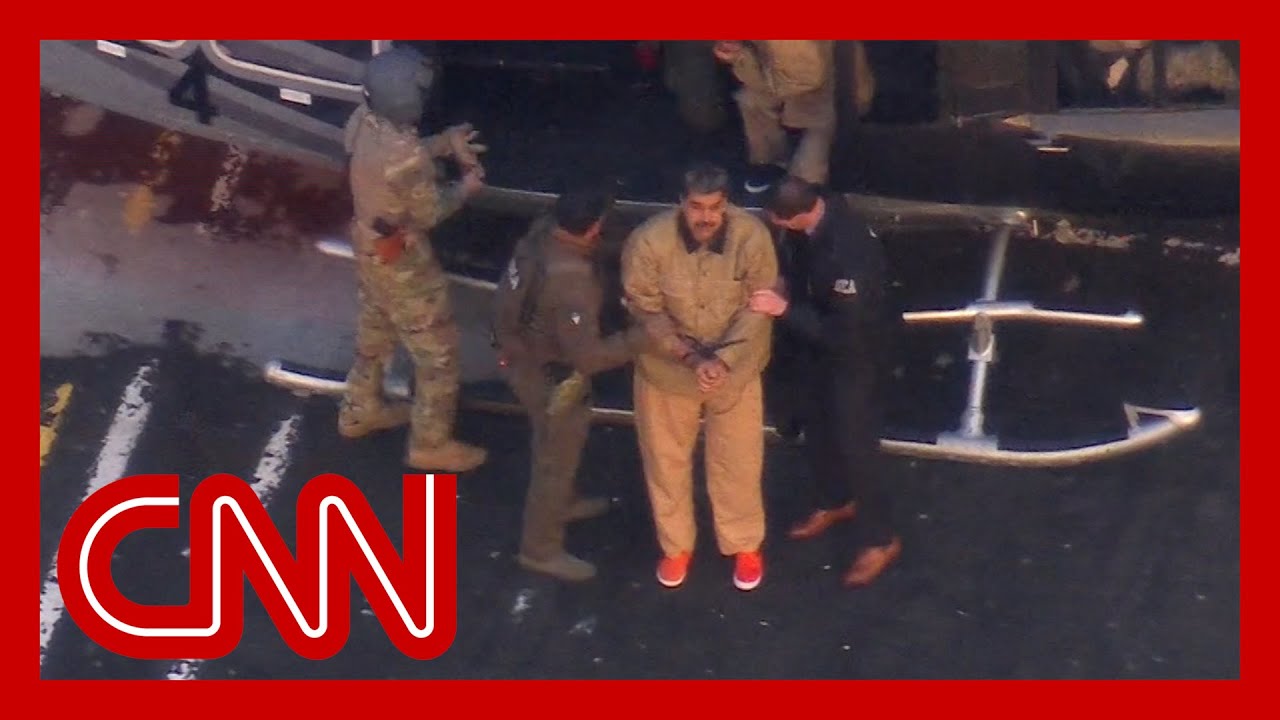 Maduro and his wife arrive at Manhattan courthouse for first appearance