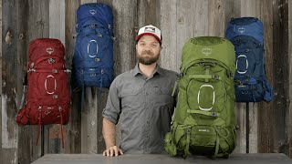 Osprey Aether II 65l garlic mustard green