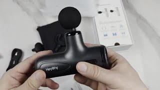 The BEST Portable Handheld Massager for Travel, Gym & Office (Muscle Massager Gun)