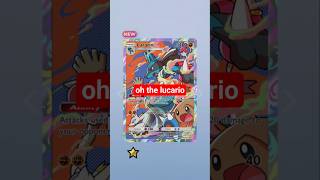 lucario pulled from the pack #collectiblecards #pokemon #pokemonchannel #pokemonfandom