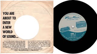 Video thumbnail for A Demonstration Of Ecco-Fonic: Promo 7" Vinyl Record GUITAR Tape Delay by Michael Pilmer