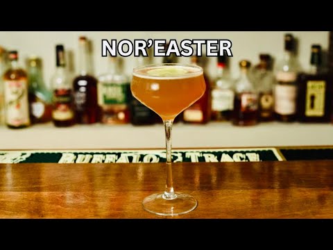 Nor'easter, a winner of a winter cocktail.