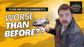 Bentley Continental GT repairs - Replacing the Coils & Spark Plugs Pt2 of 2
