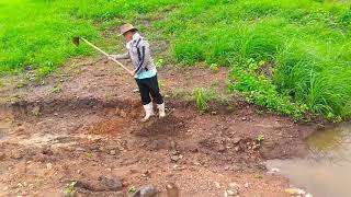 Chegada das água no açude pequeno, agricultor Edilberto