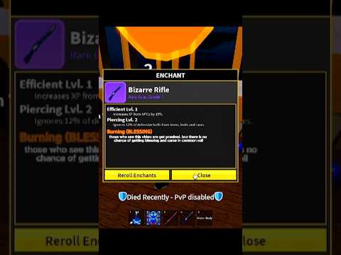 😱 Getting Blessing From Common Scroll #omuzoid #bloxfruits