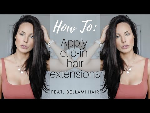 How to: Clip in Hair Extensions feat. Bellami Hair