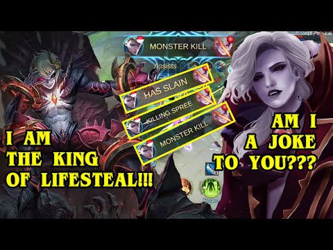 DYRROTH KING OF LIFESTEAL!!! NANI? AM I A JOKE TO YOU??? - BADGAMER ALUCARD
