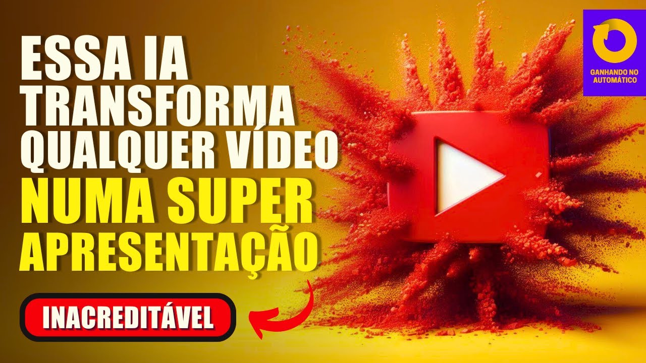 Como transformar um vídeo do Youtube numa apresentação de slides incrível com essa IA