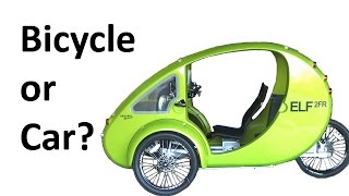 CAR vs BICYCLE: Organic Transit ELF 2FR - Velomobile / Passenger E-Bike