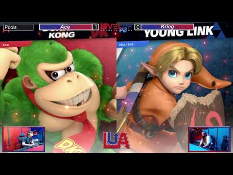 LUA1 Pools - Ace (Donkey Kong) vs Krieg (Young Link) Ultimate Singles