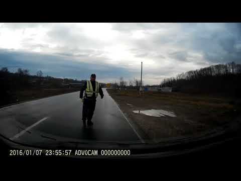 Preticanje preko pune linije. Mali Pozarevac - Mladenovac, 26.11.2017.