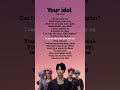 Your Idol Saja Boys Lyrics Kpop Demon Hunter Viral Song Lyrics Trending