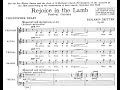 Benjamin Britten - Rejoice in the Lamb (score video)