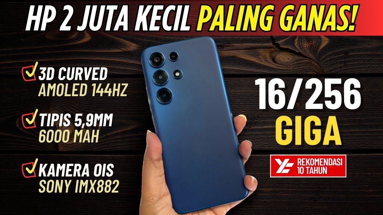 5 Rekomendasi HP 2 JUTAAN TERBAIK [2 - 2,5 JUTA] Januari 2026